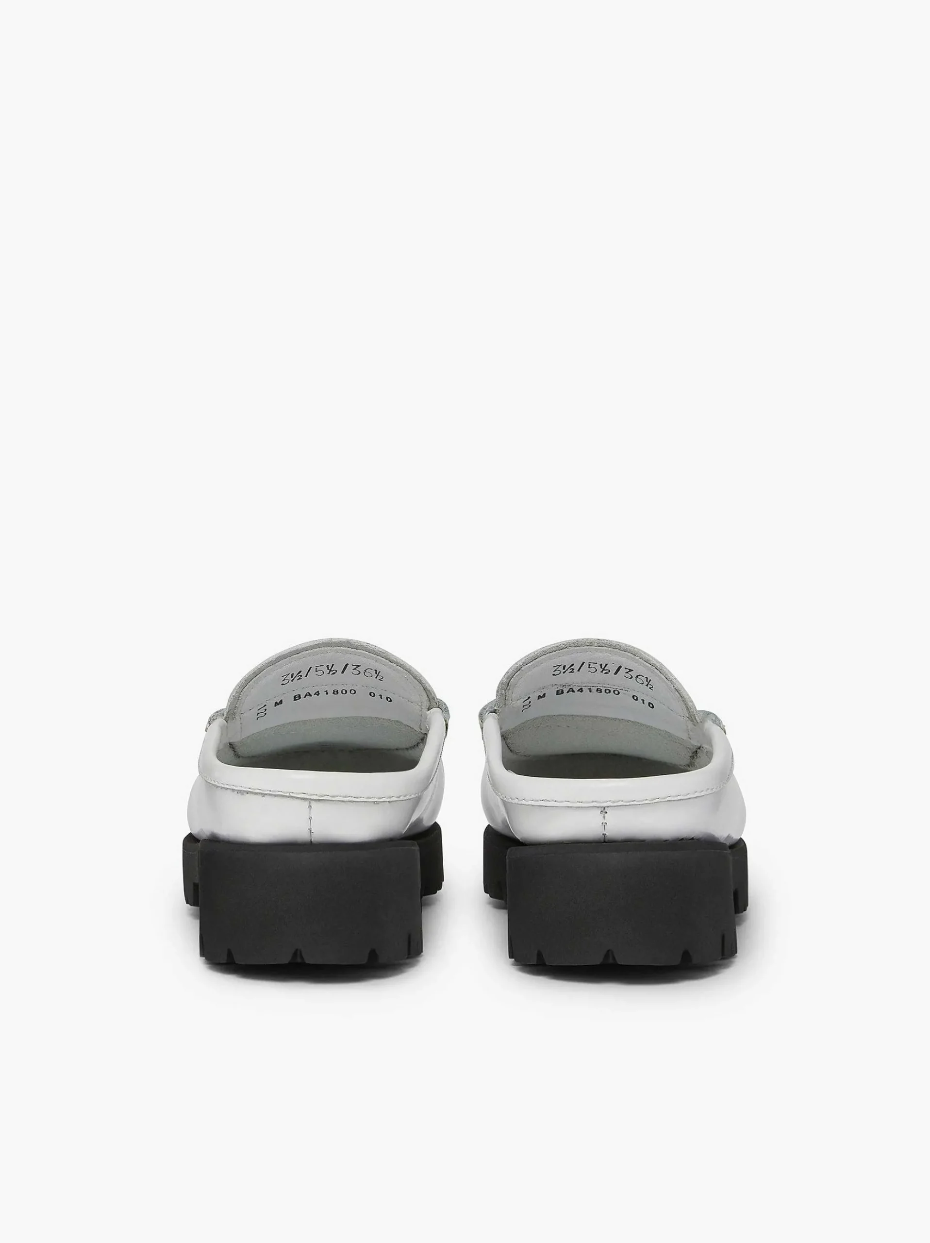 G.H.BASS Weejuns 90S Penny Slides White Flash Sale