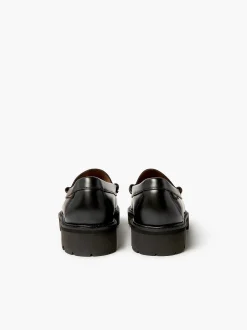 G.H.BASS Weejuns Super Lug Larson Penny Loafers Black Store