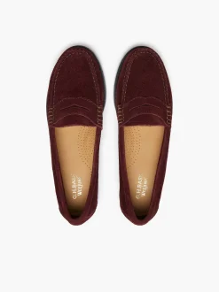 G.H.BASS Weejuns Whitney Penny Loafers Dark Red Best Sale