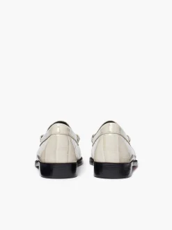 G.H.BASS Weejuns Whitney Penny Loafers White Croc Discount